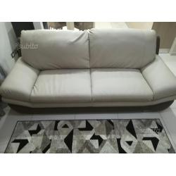 Divano eco-pelle 3 posti