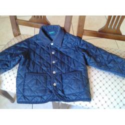 Giubbino Benetton blu 2-3anni