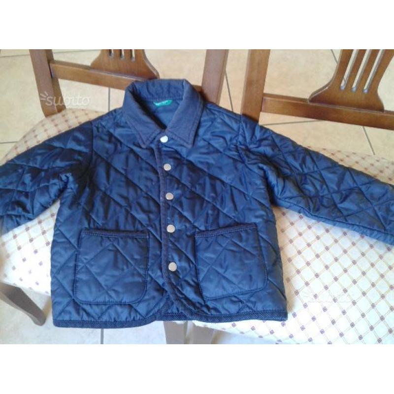 Giubbino Benetton blu 2-3anni