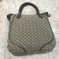 Borsa in tela verde oliva