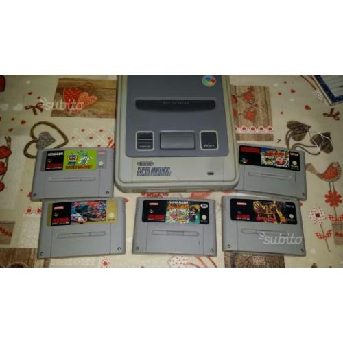 Super nintendo console super mario all-stars