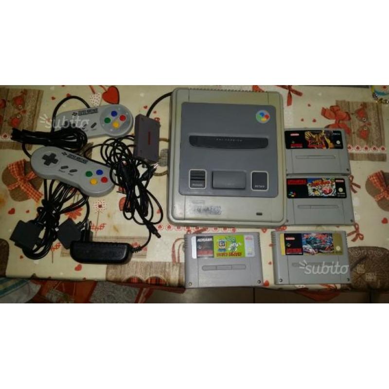 Super nintendo console super mario all-stars