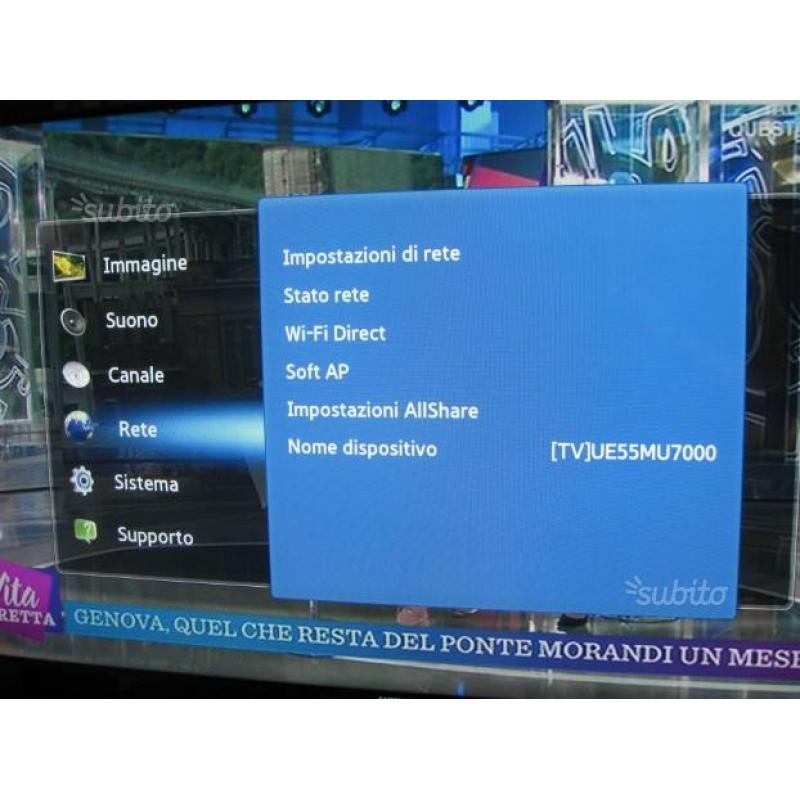 Smart tv samsung 55"