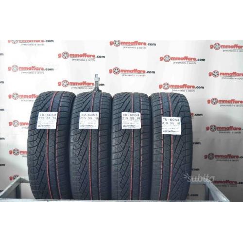4 gomme 215/55 R18 Pirelli Invernali TU-6054