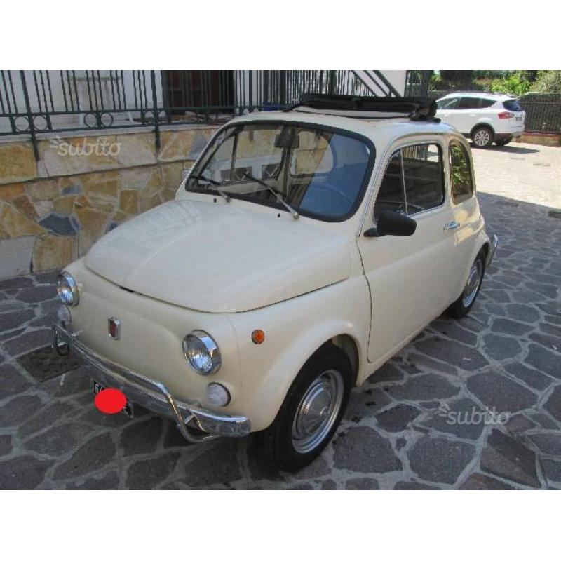 FIAT 500 D'Epoca cc. 594 Giannini-Targhe Originali