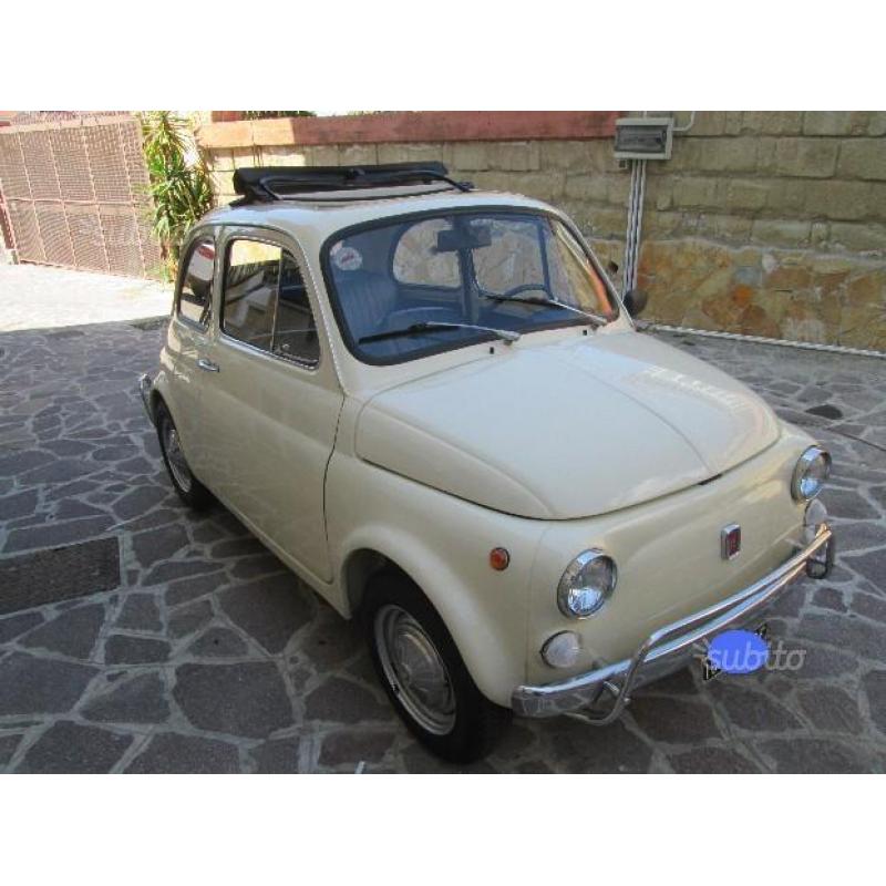 FIAT 500 D'Epoca cc. 594 Giannini-Targhe Originali