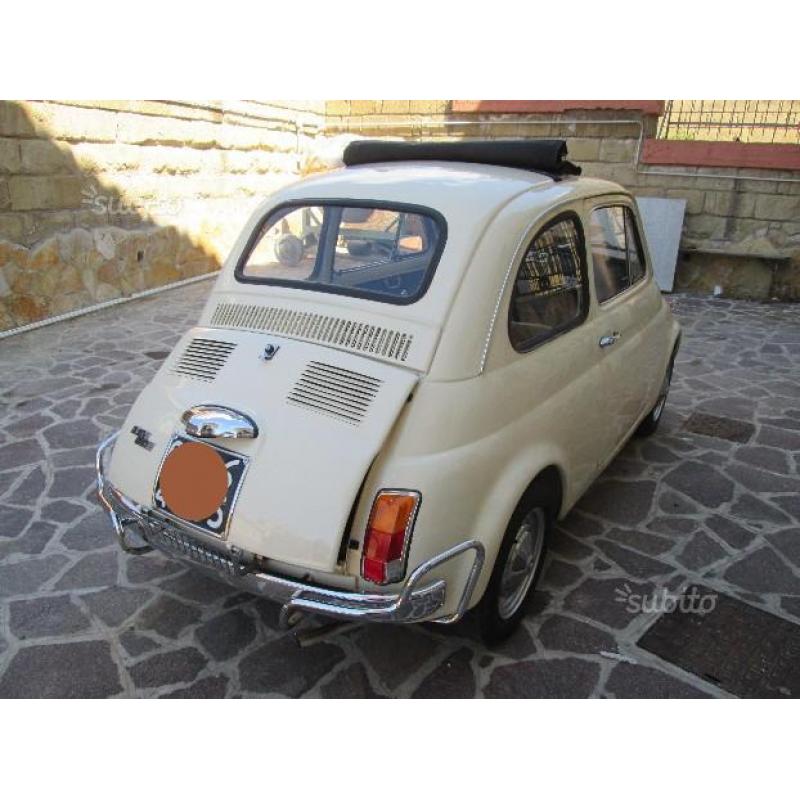FIAT 500 D'Epoca cc. 594 Giannini-Targhe Originali