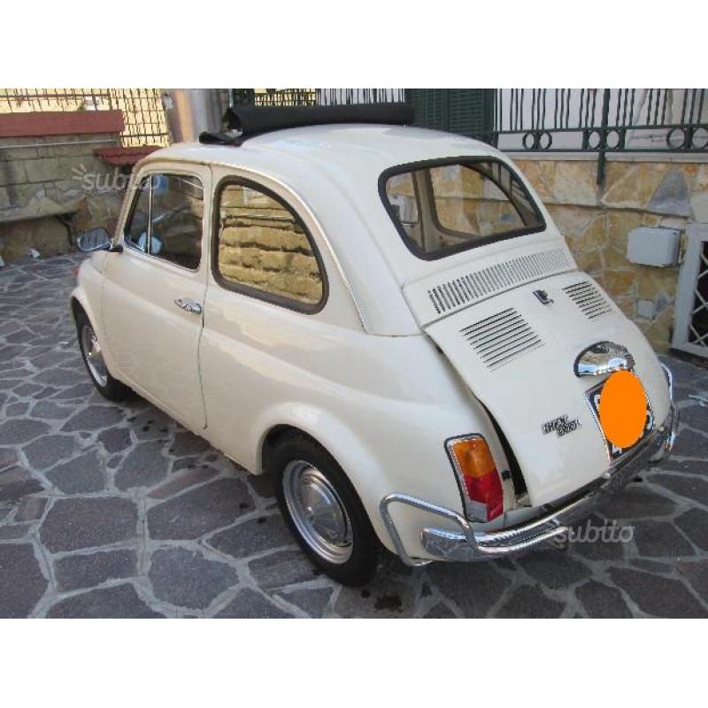 FIAT 500 D'Epoca cc. 594 Giannini-Targhe Originali