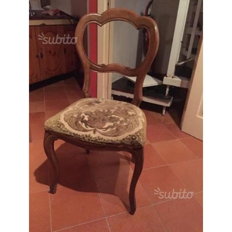 Sedie antiche fine 1800 struttura perfetta