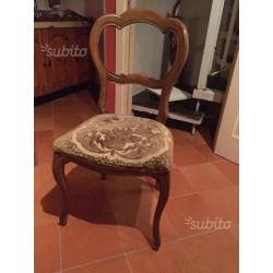 Sedie antiche fine 1800 struttura perfetta