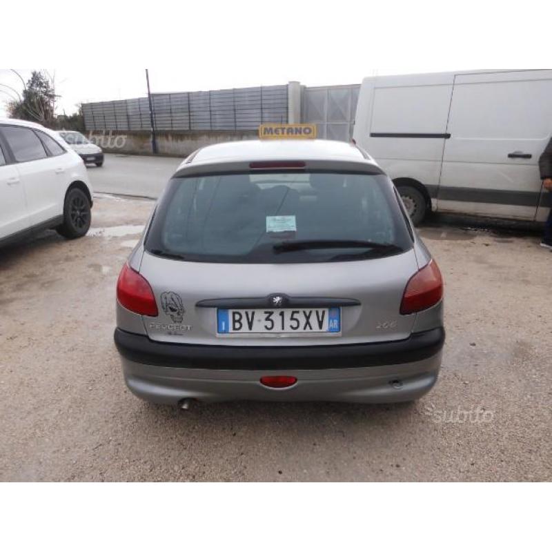 PEUGEOT 206 1.1CC METANO(privato) - 2001