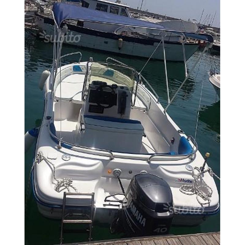 Barca open ranieri azzurra 5.30m yamaha 40/60 4t