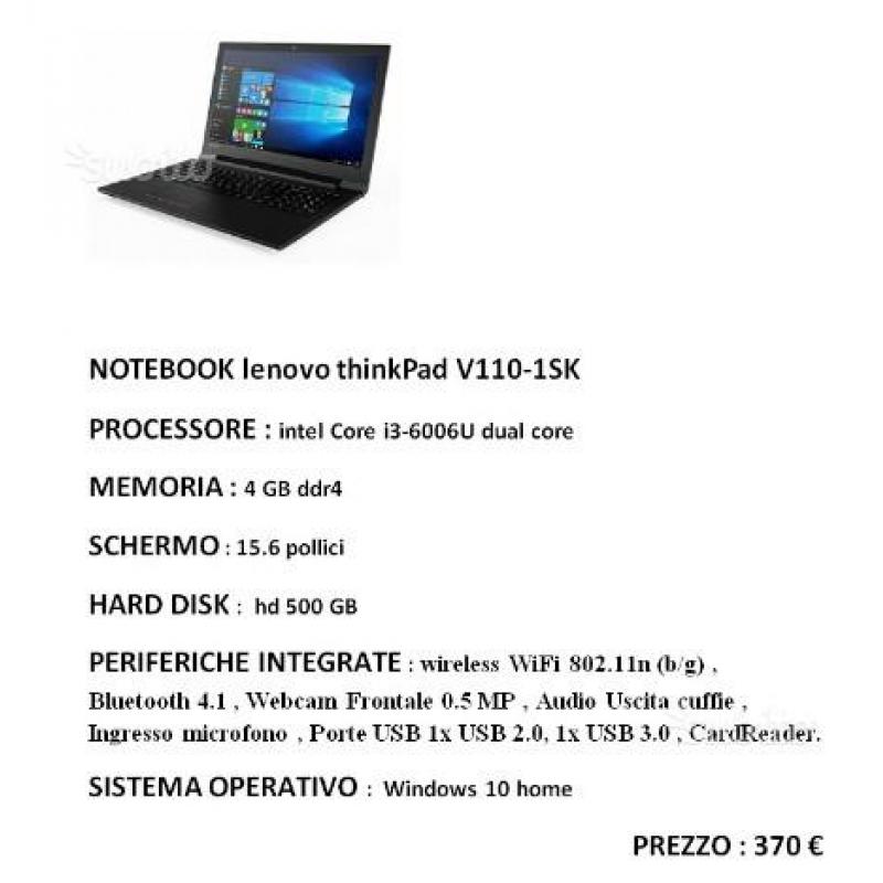 Lenovo notebook