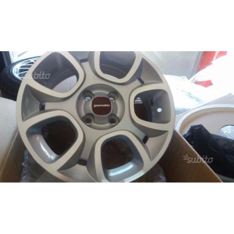 Cerchi In Lega Fiat Panda Kit 15' Nuovi 360 Euro