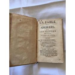 LIBRI RARI-La fable den abeillen-
