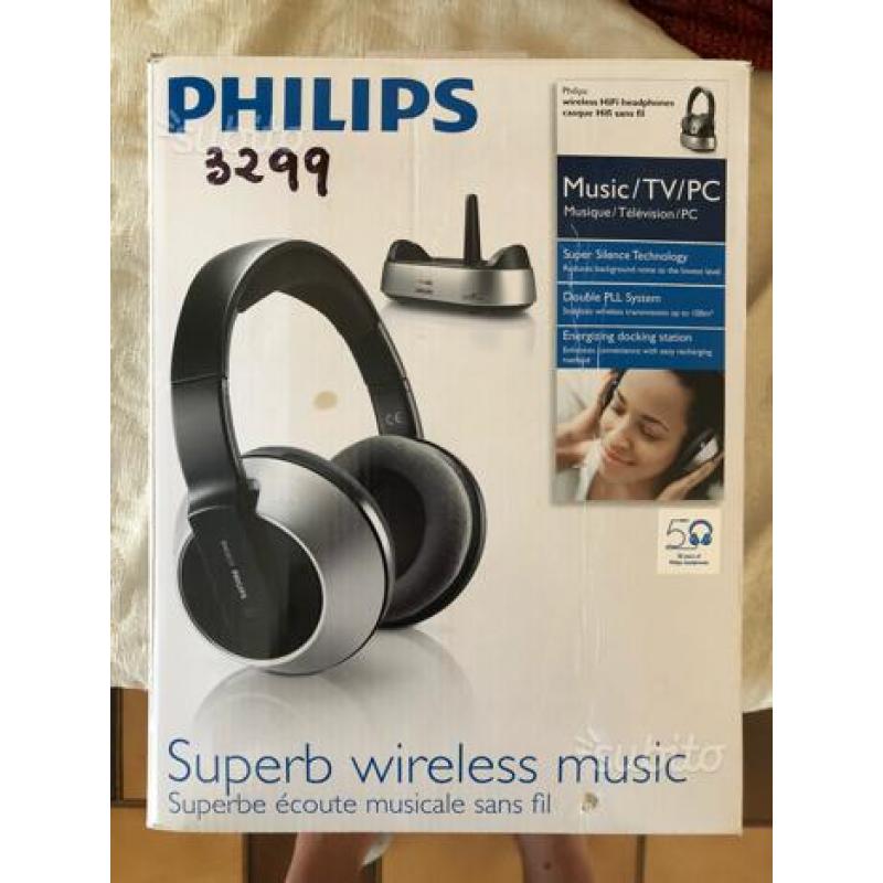 Cuffie PHILIPS Wifi hifi TV-PC-MUSIC