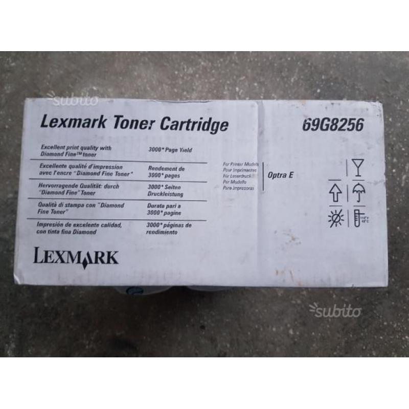 Lexmark toner nero 69G8256 originale