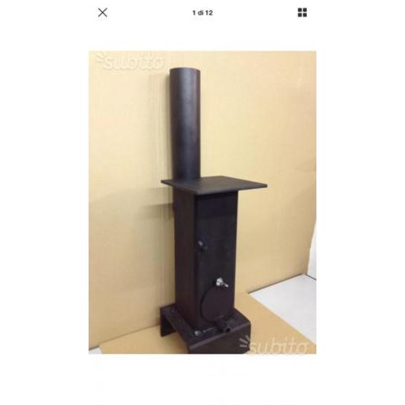 Stufetta legno carbone Pellet
