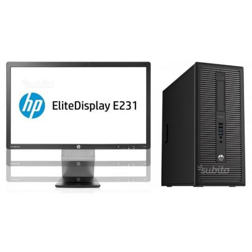 PC COMPLETO HP G1 i5/8GB/500GB/Win10Pro Monitor 23