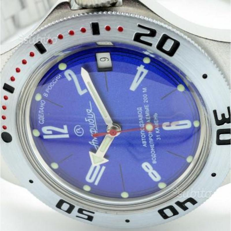 AMPHIBIA VOSTOK Orologio Militare Russo