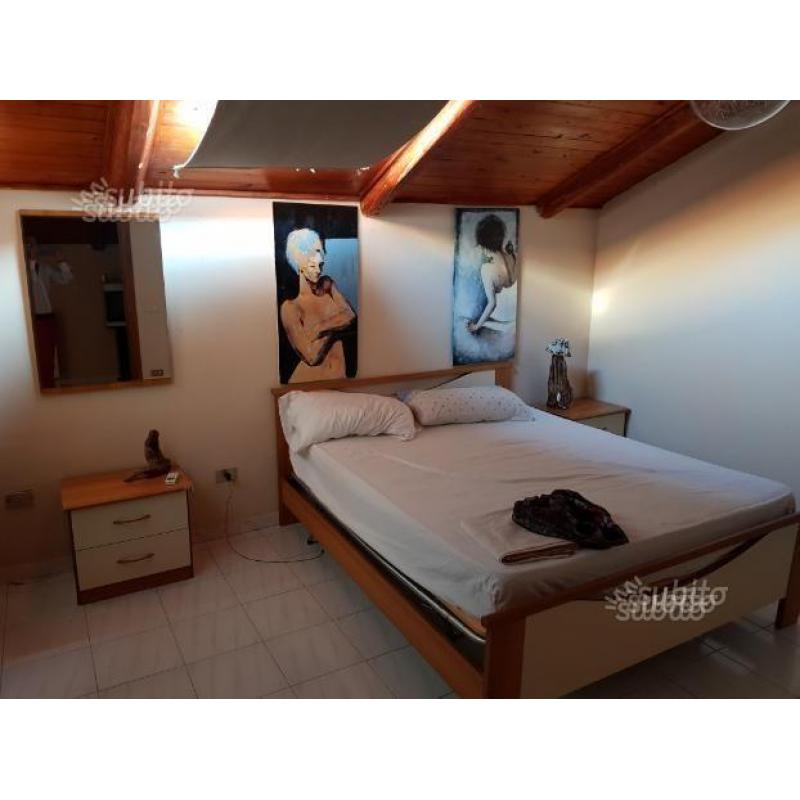 Mansarda arredata due vani con terrazzo affaccio s