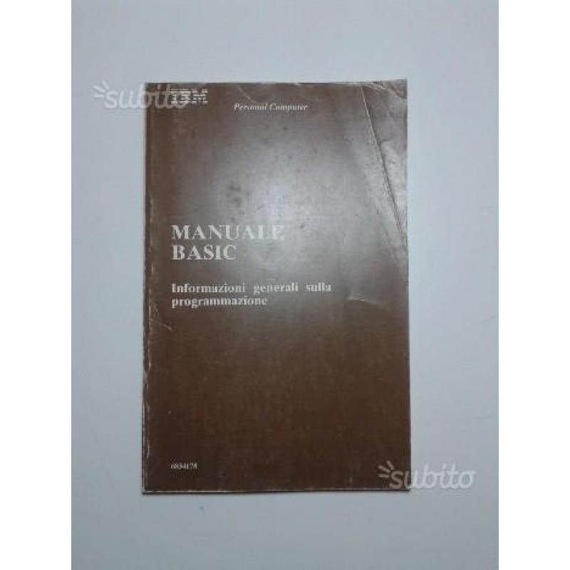 Manuale vintage BASIC - IBM