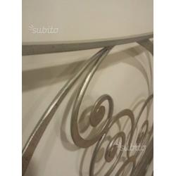 Letto Cosatto in ferro battuto grigio anticato