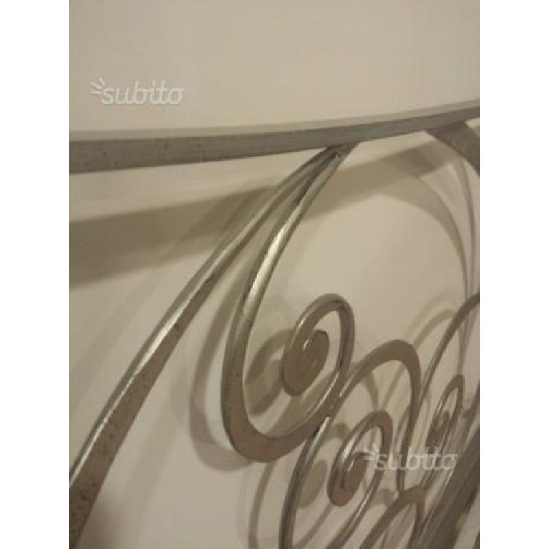 Letto Cosatto in ferro battuto grigio anticato