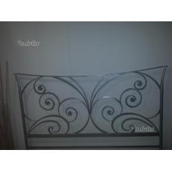 Letto Cosatto in ferro battuto grigio anticato