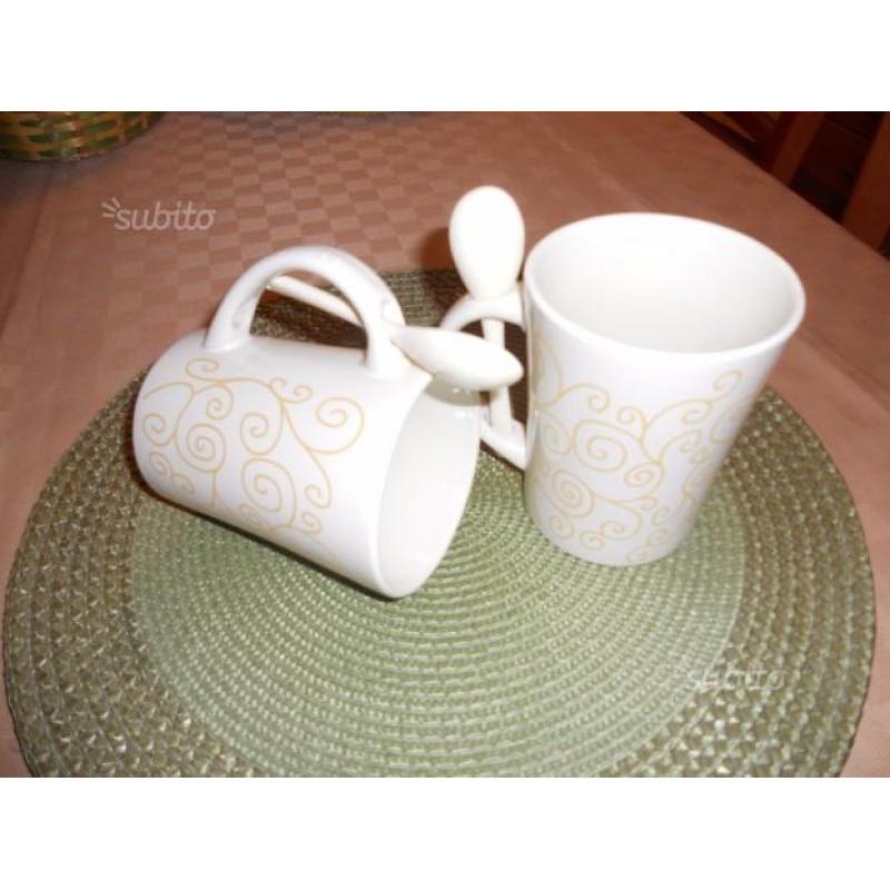 Set tazzoni decorati