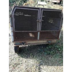 Carellino per trasporto cani