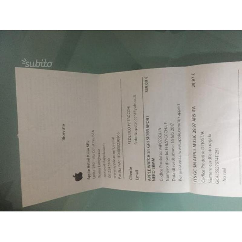 Apple Watch serie 1 38mm