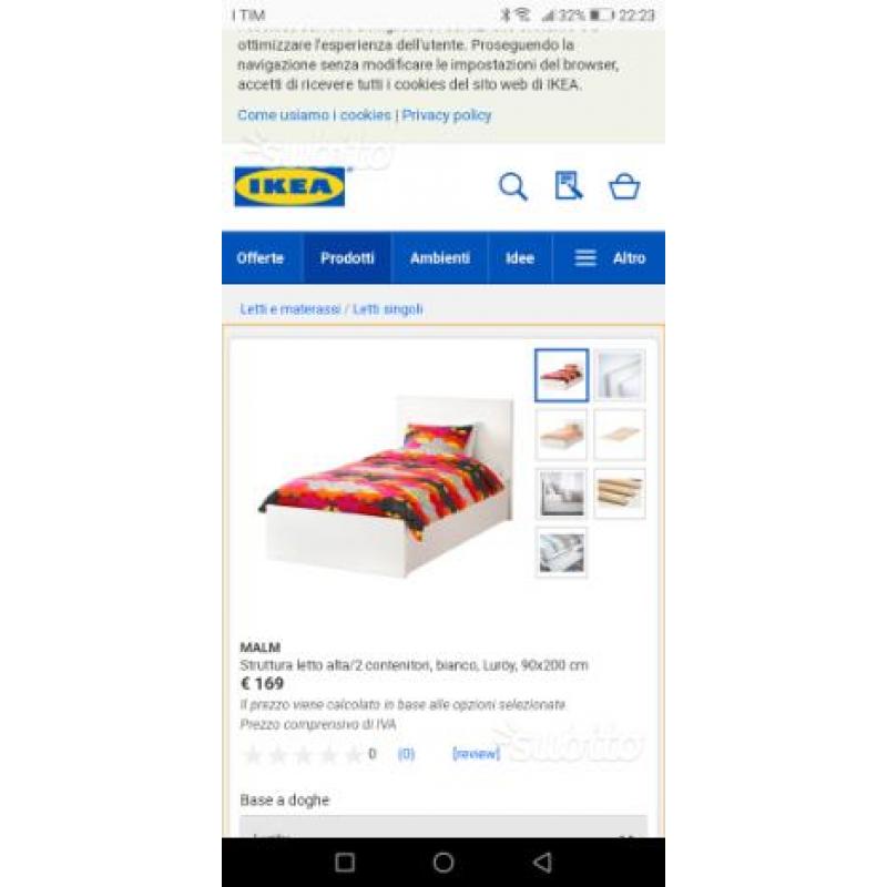 Letto singolo Ikea
