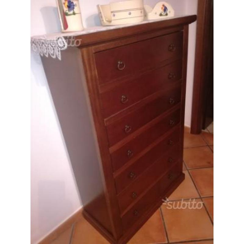 Settimino noce ,mobile arredo