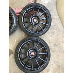 Cerchi abarth 595 competizione neri opaco