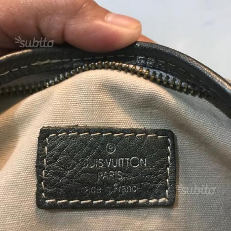 Borsa in tela verde oliva