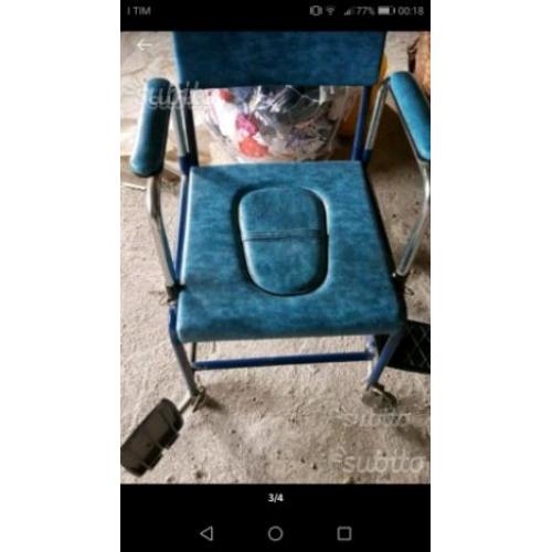 Sedia a rotelle x disabili