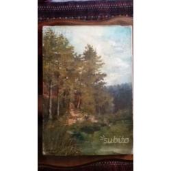 Dipinto olio originale 800 francese